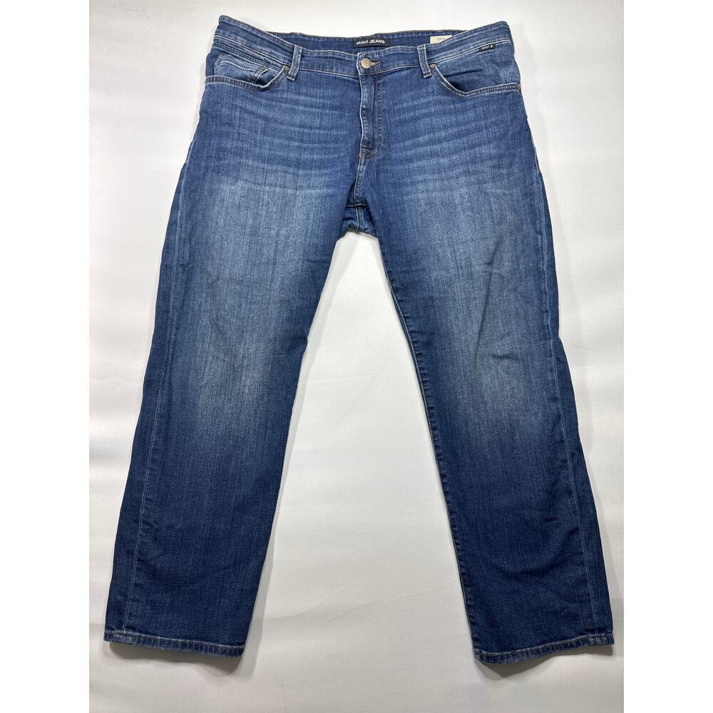 Mavi Jeans Men's Zach Straight Leg‎ Blue Denim Jeans - Size 38x30 (40x29.5)